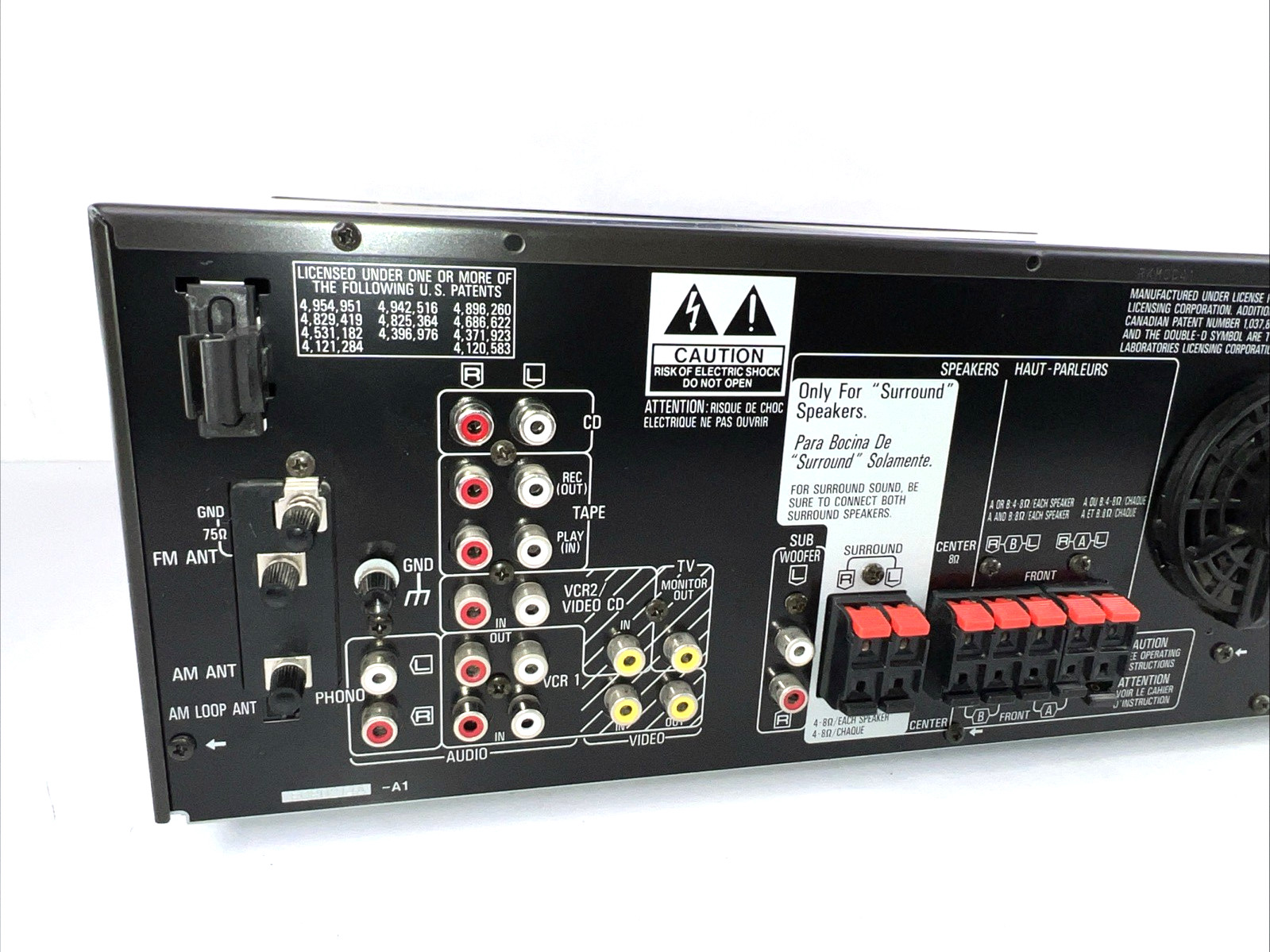 Technics SA-GX690 Stereo Receiver Tested Working Home Theater Japan See Video