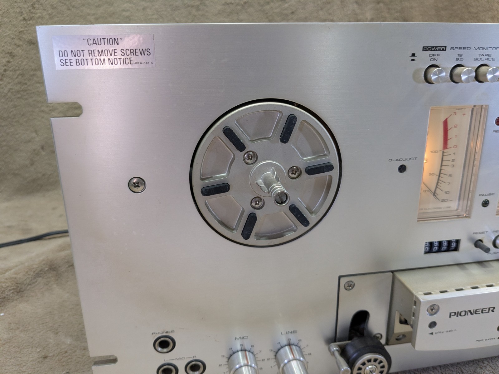 Pioneer RT-707 Direct Drive Auto Reverse Reel to Reel Tape Recorder