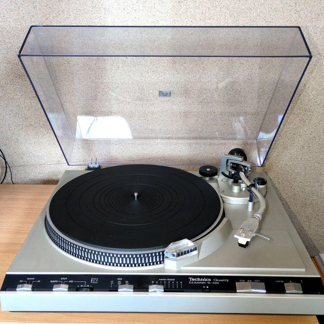 Technics SL-5300 Turntable Direct Drive Quartz Auto Serviced Tested Fully Works