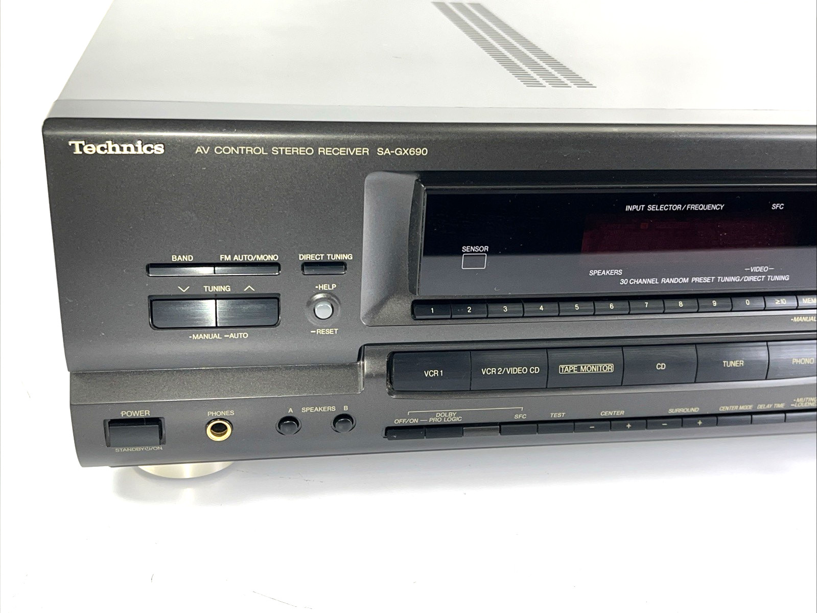 Technics SA-GX690 Stereo Receiver Tested Working Home Theater Japan See Video