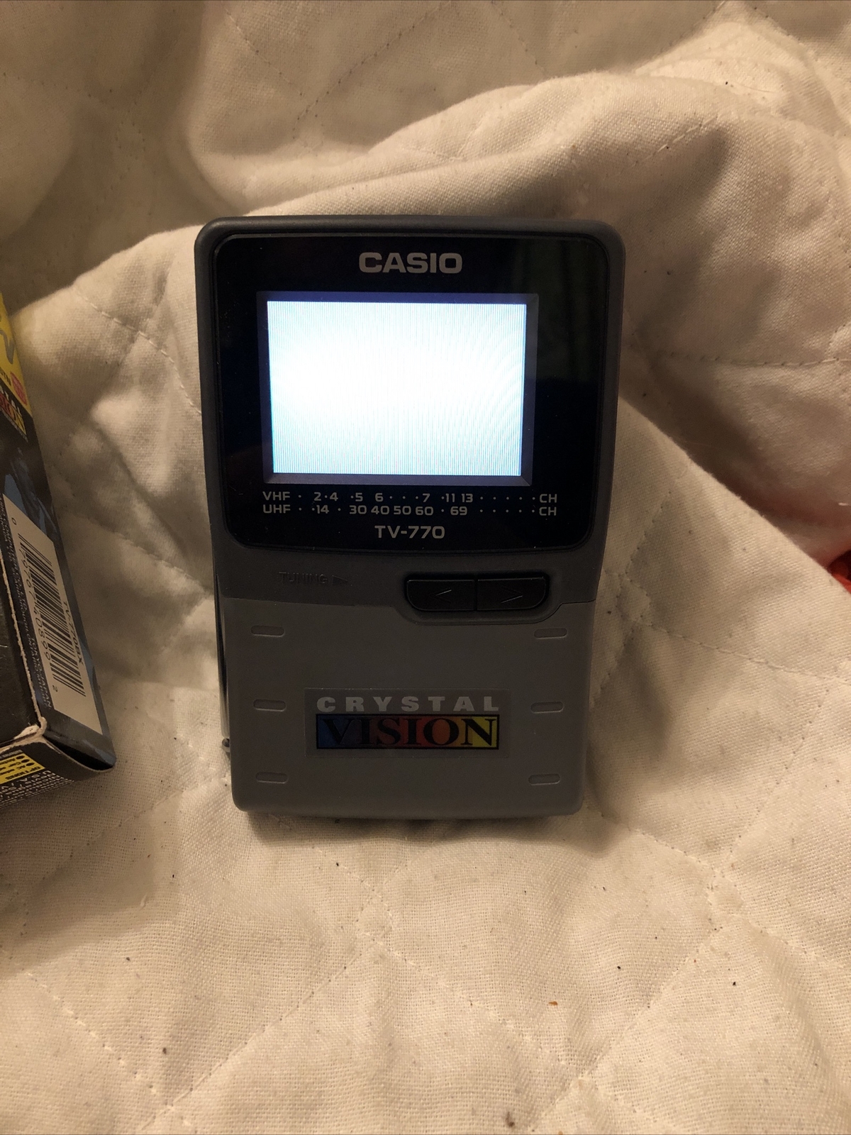 CASIO PORTABLE COLOR TV TV-770 NEW IN ORIGINAL BOX WORKING CONDITION!