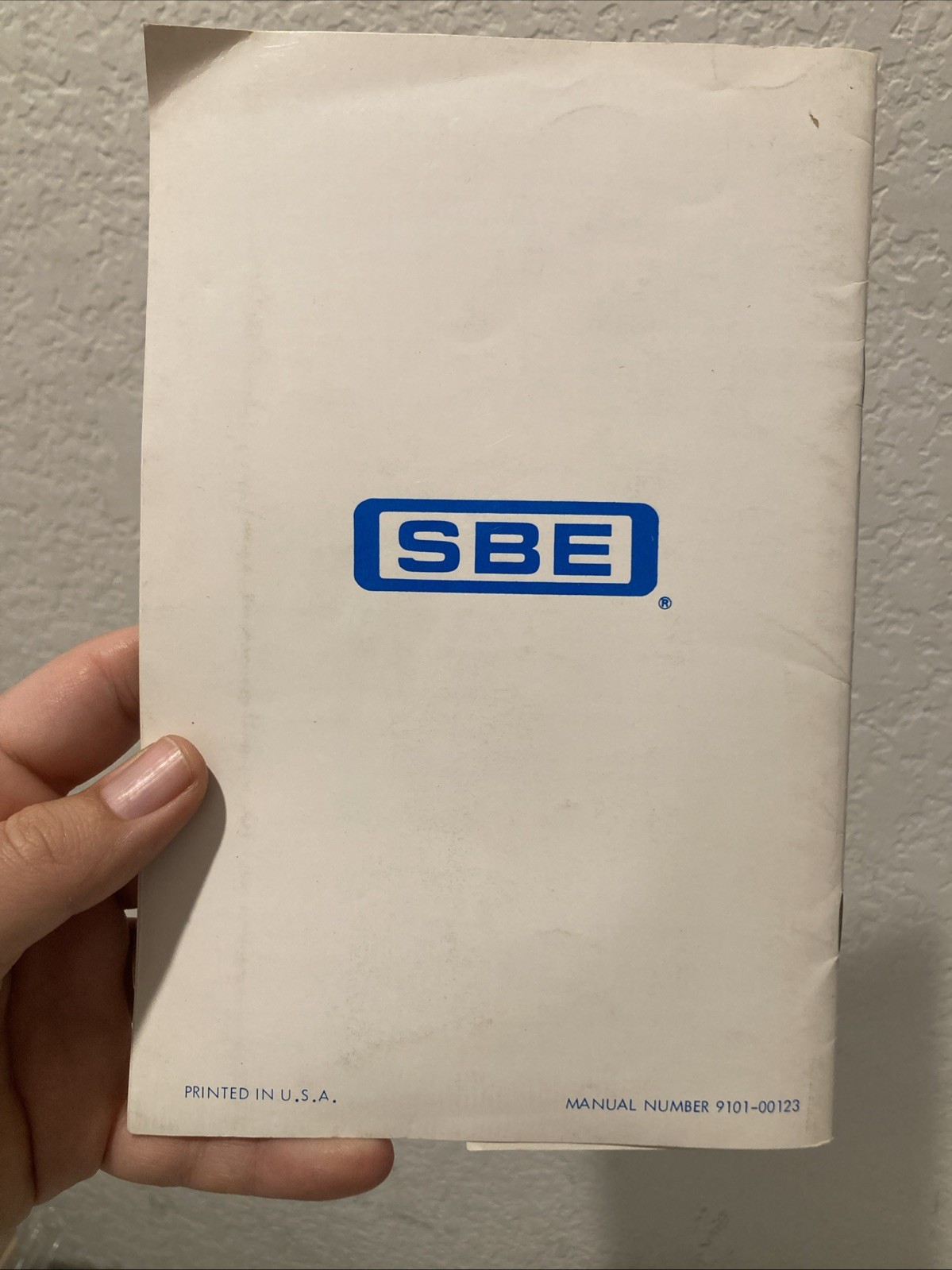 SBE Formula D Touch/Com 32 CB Receiver Manual 9101-00123