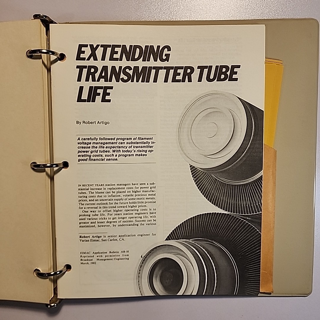 Continental Electronics Type 314R-1 AM Broadcast Transmitter Instruction Manual