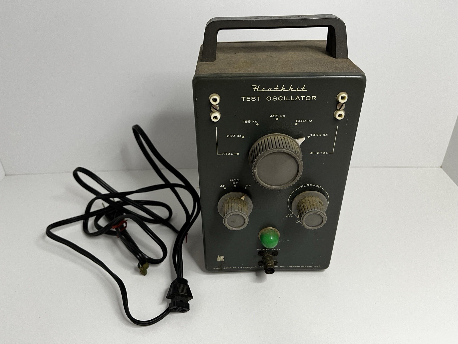 Heathkit FM Test Oscillator FMO-1 Vintage Untested – Vacuum Tube Test Gear