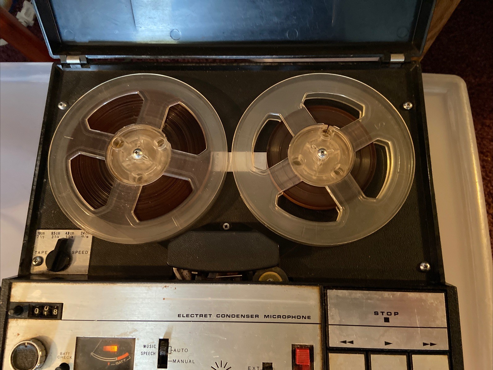 Vintage Sony Reel-to-Reel TC-800b With Reels Super Rare Power Cord Tested Read