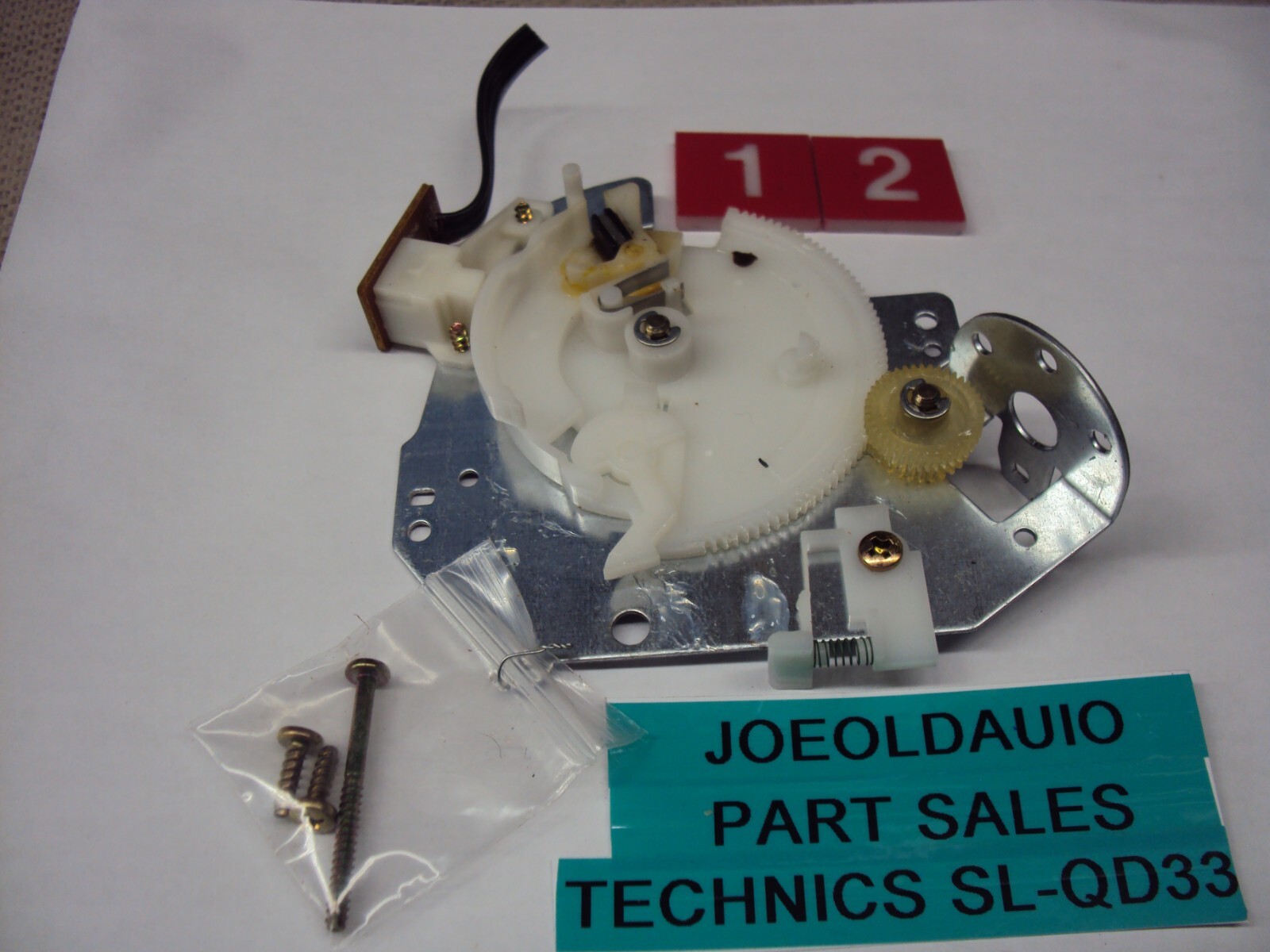 Technics Turntable SL-QD33 Tonearm Cam Assembly. Tested Parting Out SL-QD33