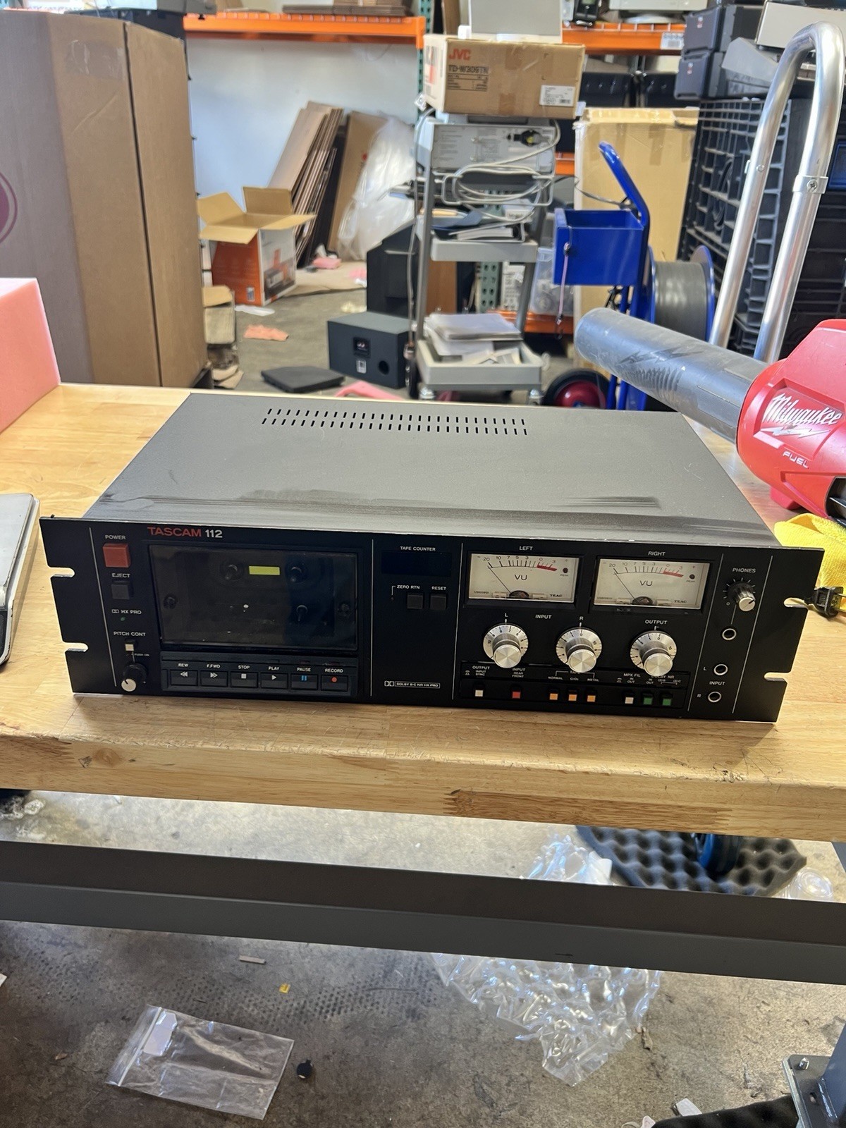 Tascam 112 Cassette Deck UNTESTED AS IS