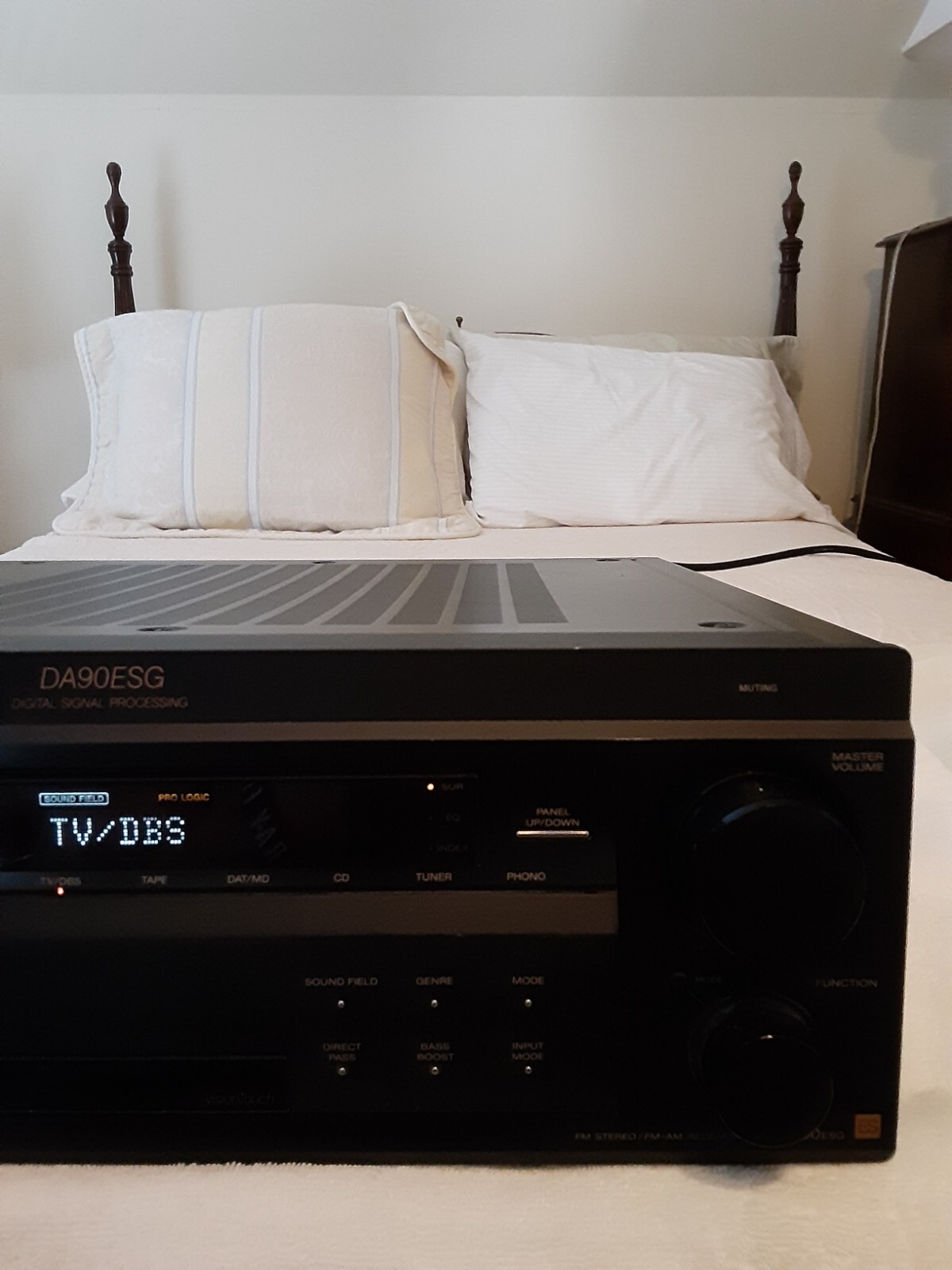👀 Sony DA90ESG 5.1 A/V Receiver On-Screen Vision Touch *** WATCH VIDEO *** 👀