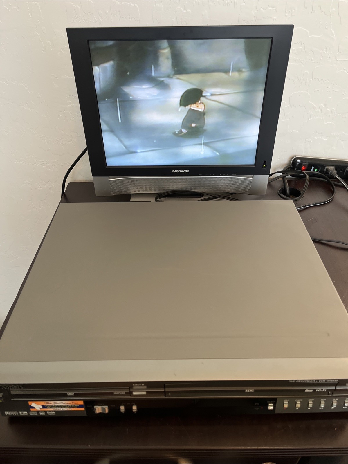 Go Video VR3930 DVD VCR Combo Player Transfer VHS Tape Cassette recorder