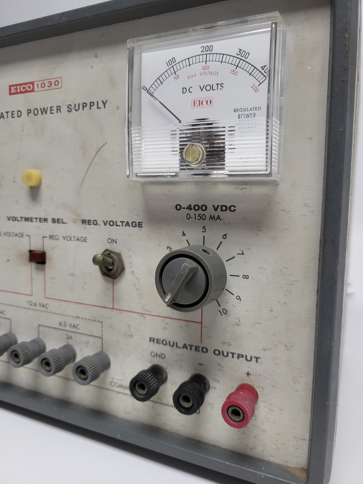 Vintage 1960s Eico 1030 Regulated Power Supply Tube (Powers On)