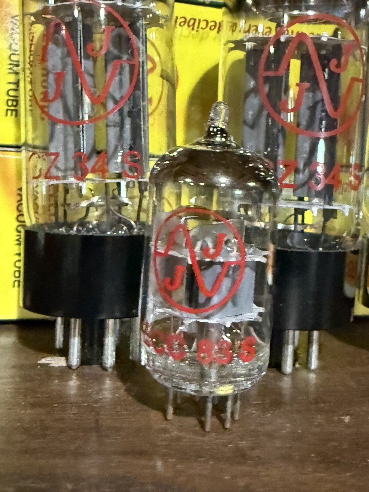 NEW JJ Tube Lot 2 GZ34, 1 6L6GC, 1 ECC83S All Tested NEW