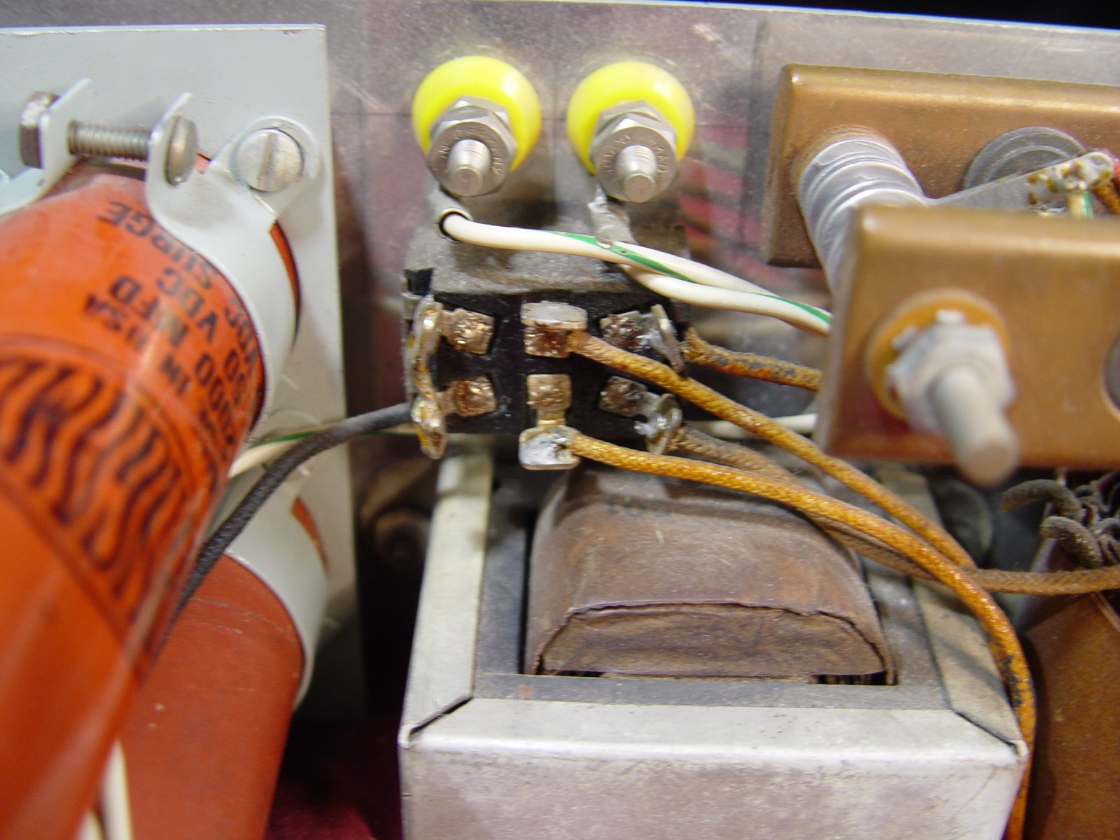 Vintage TABTRON MULTI TAP AC/DC POWER SUPPLY 20v/40v switchable outputs Works!
