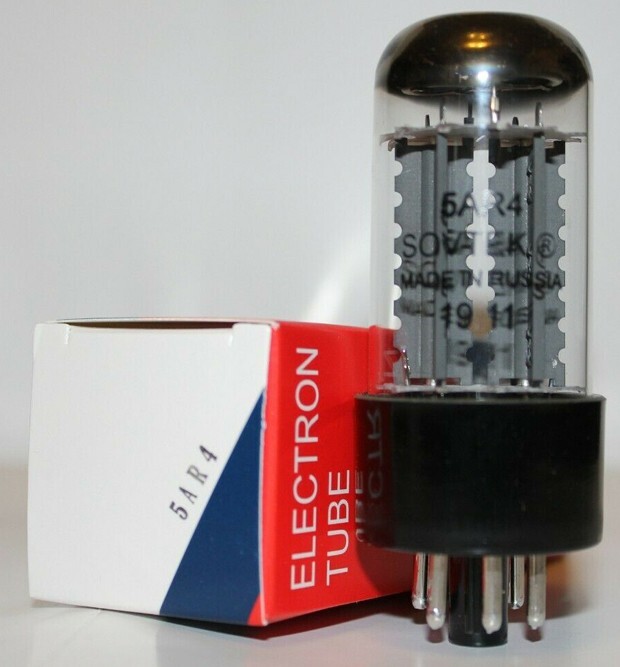 1 X Sovtek 5AR4 rectifier tube, Brand New in Box !
