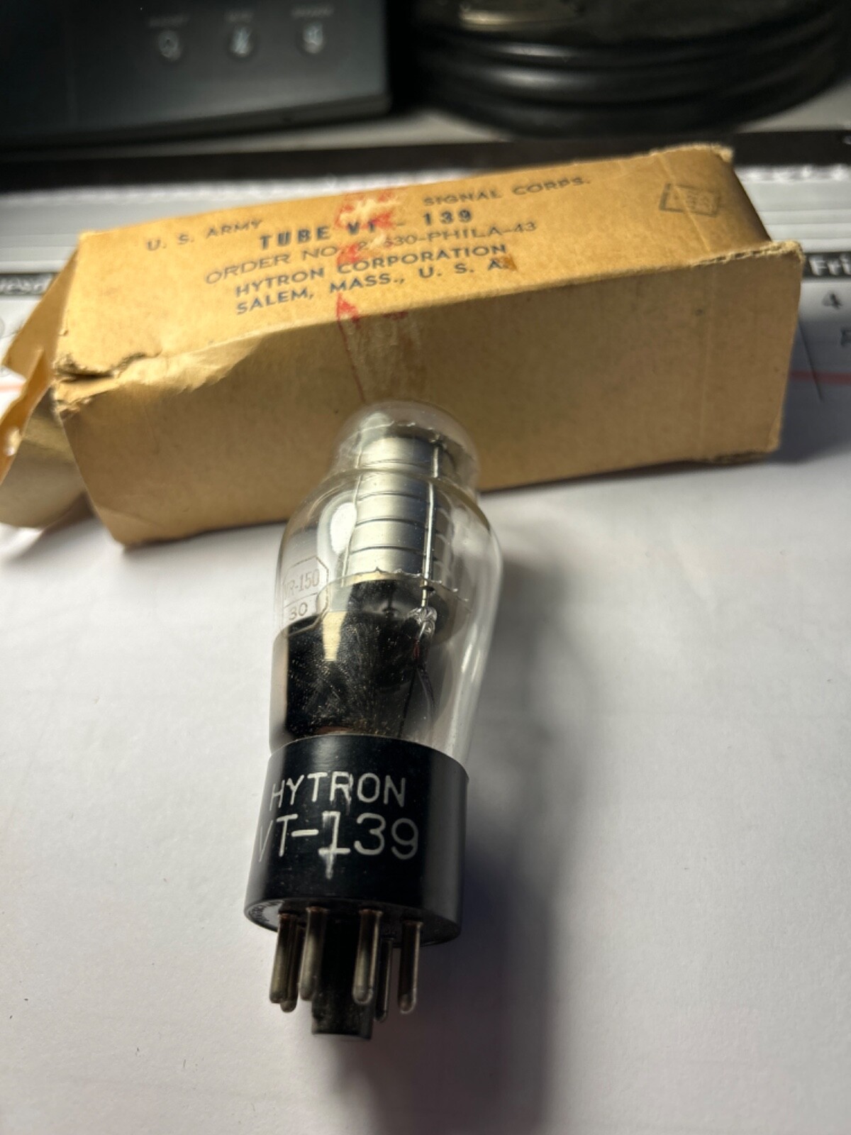 NOS Electron Tube Hytron VT139 VR150 30