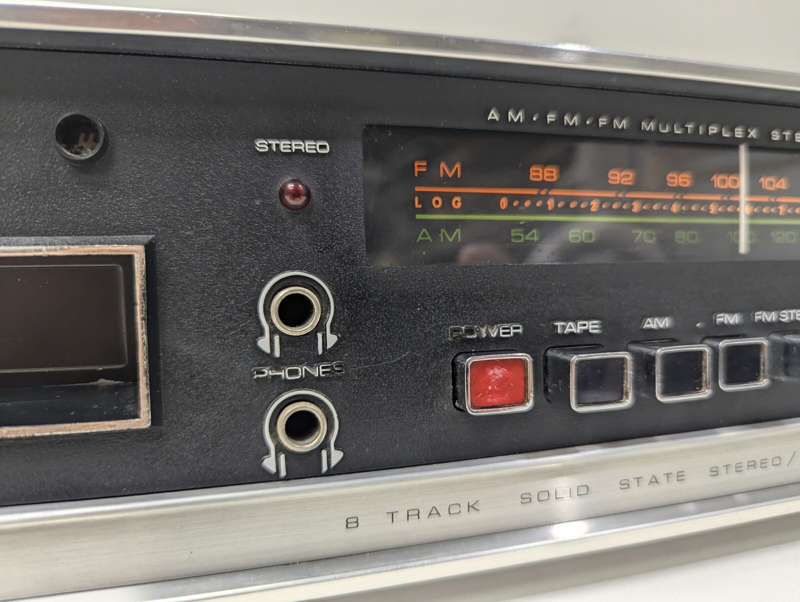 Electrophonic Receiver AM/FM8-Track Stereo/Dual Music System T-710CC Phono input