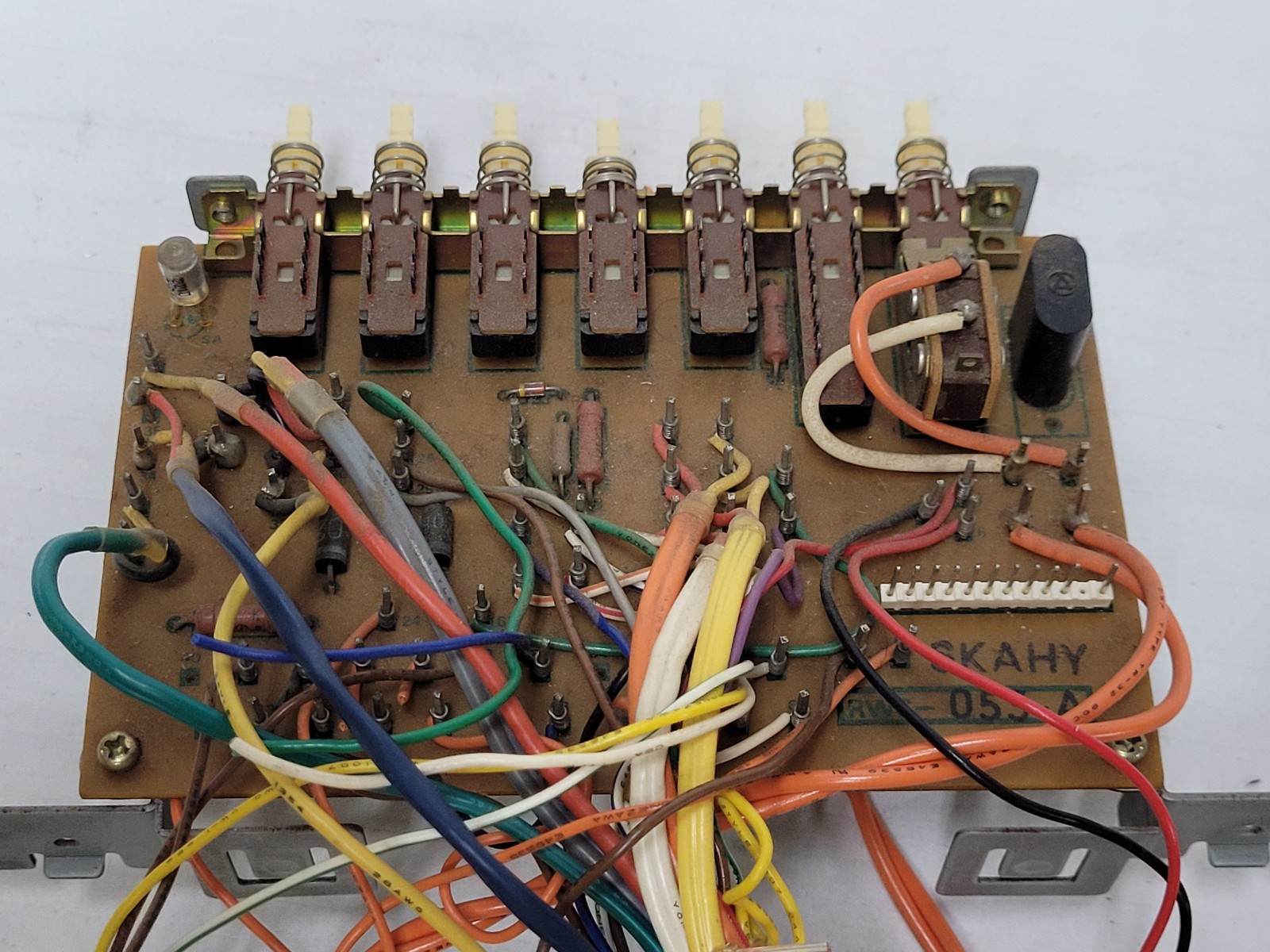PIONEER Switch Assembly & Control Board f/working RT-707 Tape Recorder SEE VIDEO