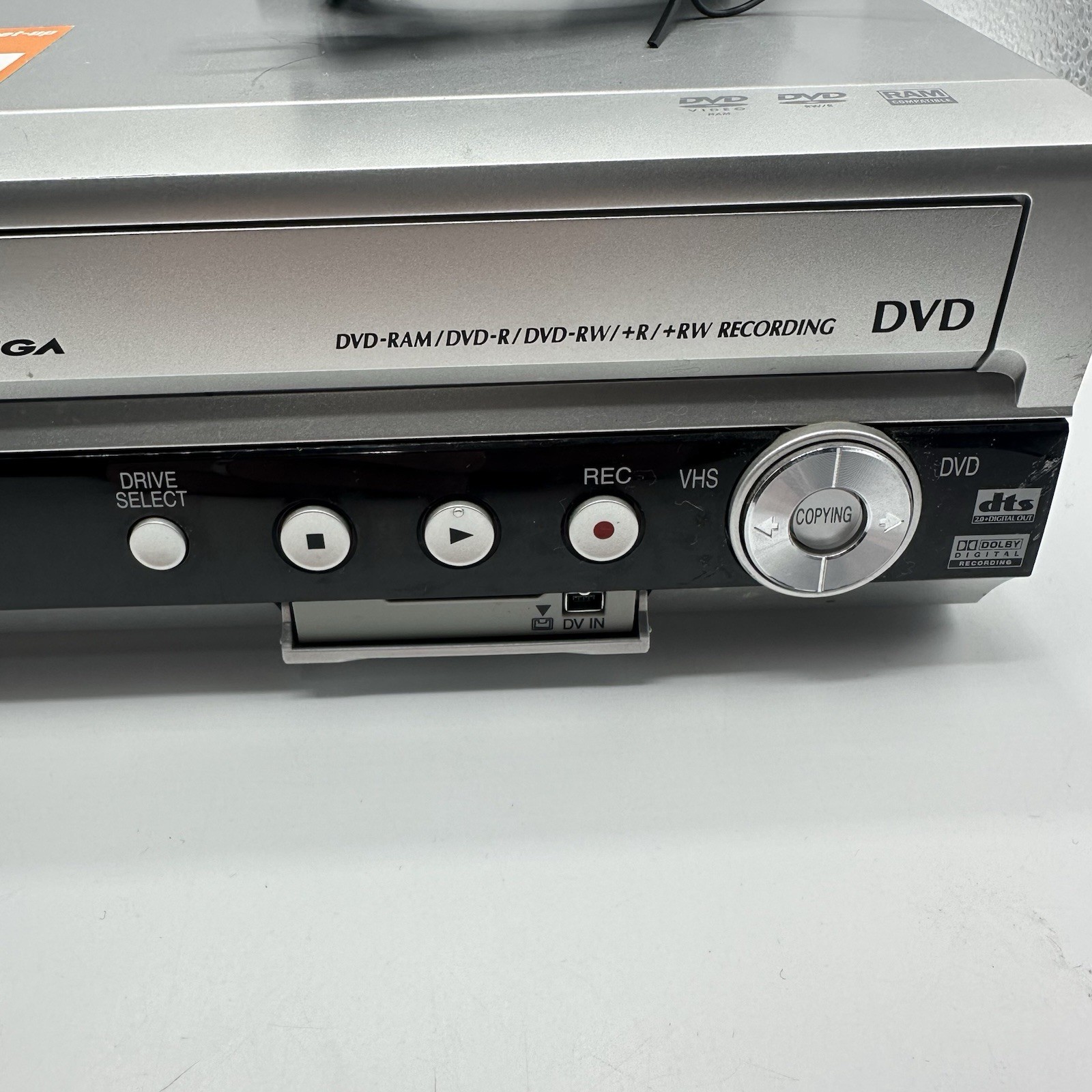 Panasonic DMR-ES35V DVD VHS Recorder Player VCR Combo Tested Working NO Remote