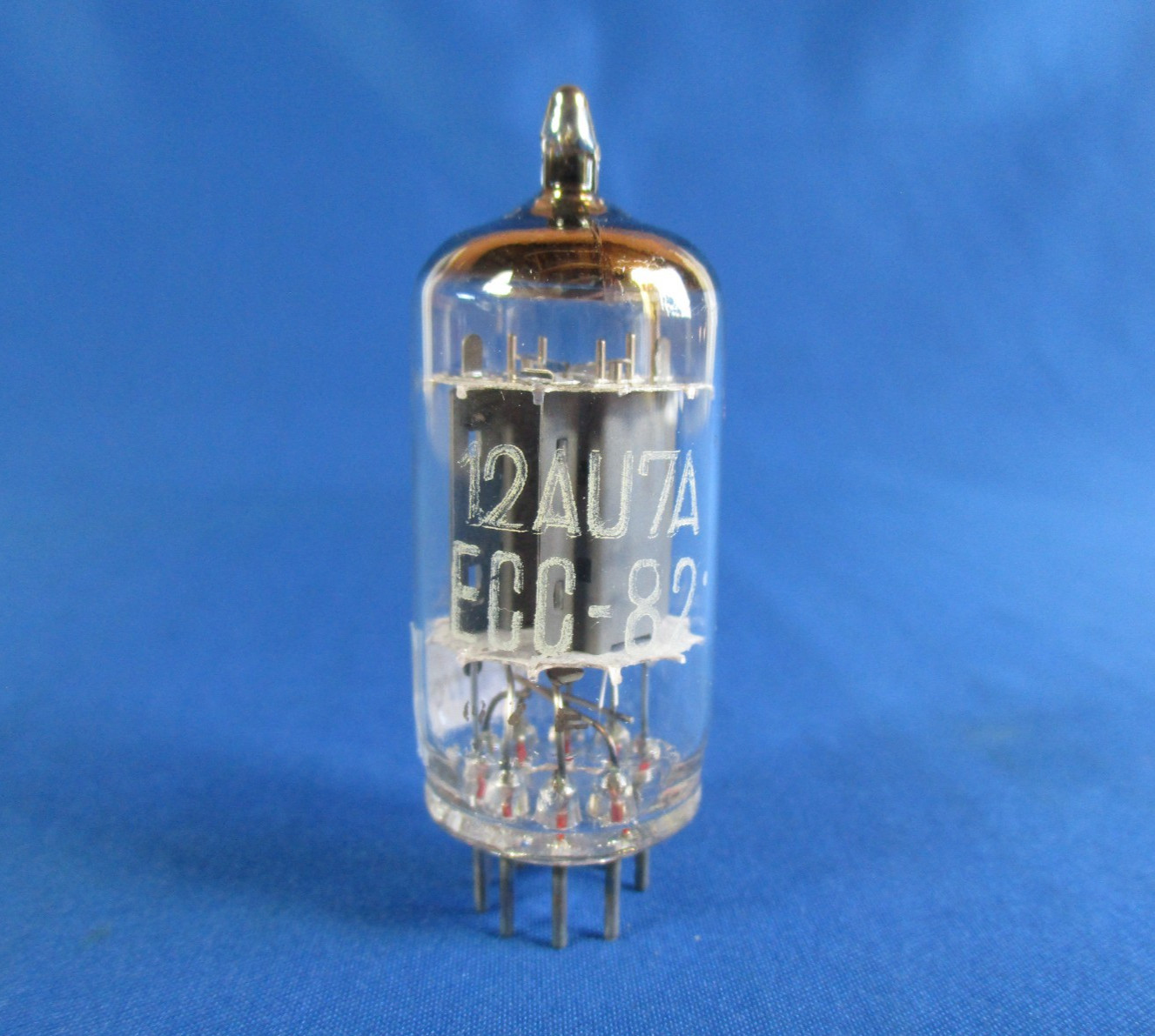 Ei Yugoslavia 12AU7 ECC82 Vacuum Tube Long Smooth Gray Plate NOS TV-7 Tested