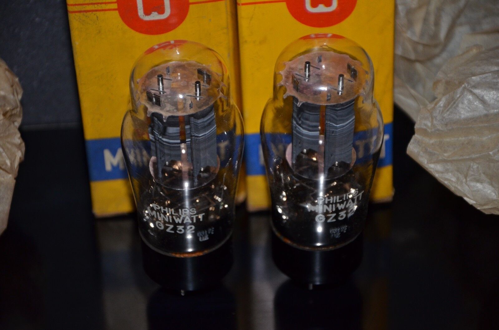 GZ32 Philips 5V4G NOS NIB Rare DD Getter rectifier Hi end tube audio amplifiers