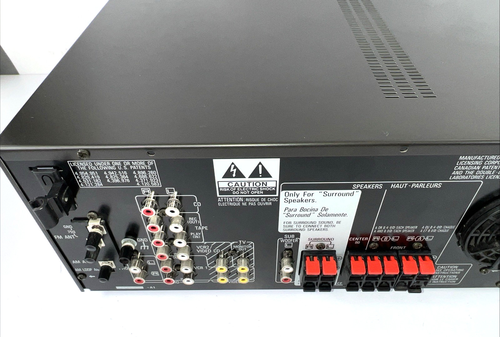 Technics SA-GX690 Stereo Receiver Tested Working Home Theater Japan See Video
