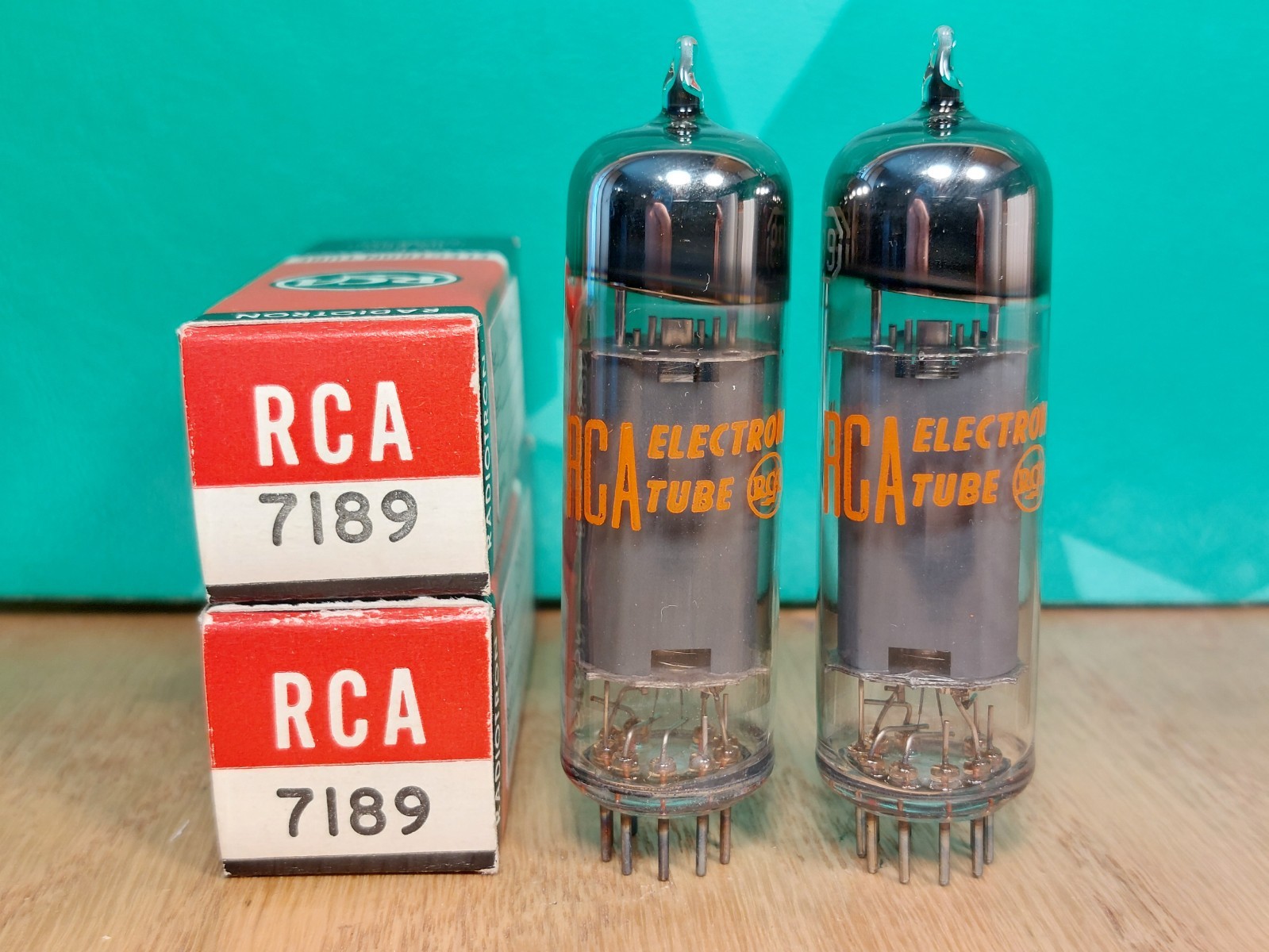 Matched Pair of RCA 7189 NOS NIB Vacuum Tubes