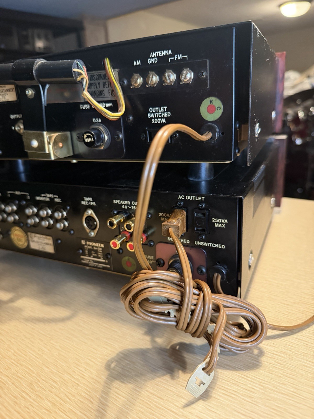 Pioneer SA-500 & TX-500 Amplifier & Tuner Silver Freshly Serviced Near Mint🎶
