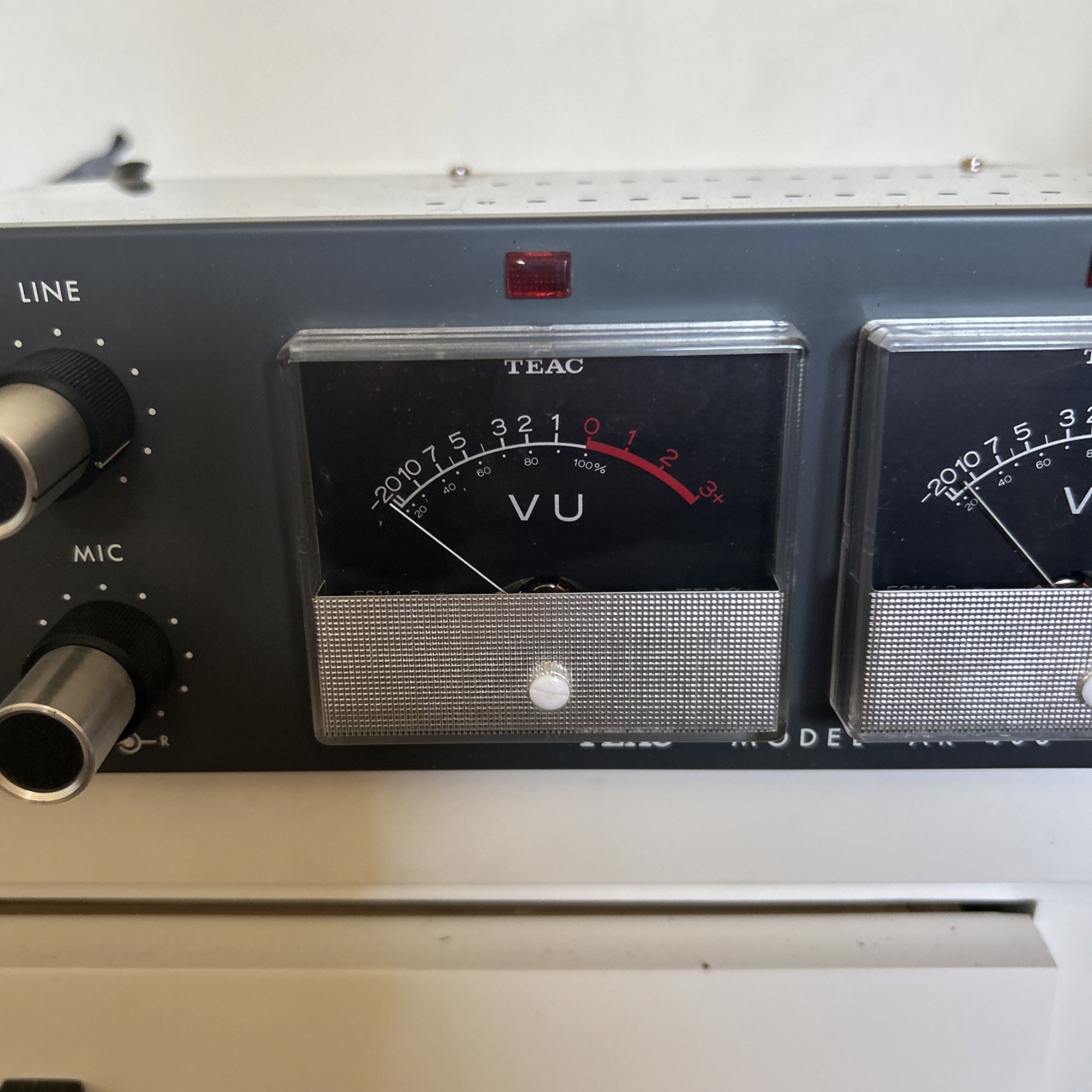 TEAC AR-40S Stereo Record Amplifier from A4010S Reel to Reel Recorder UNTESTED