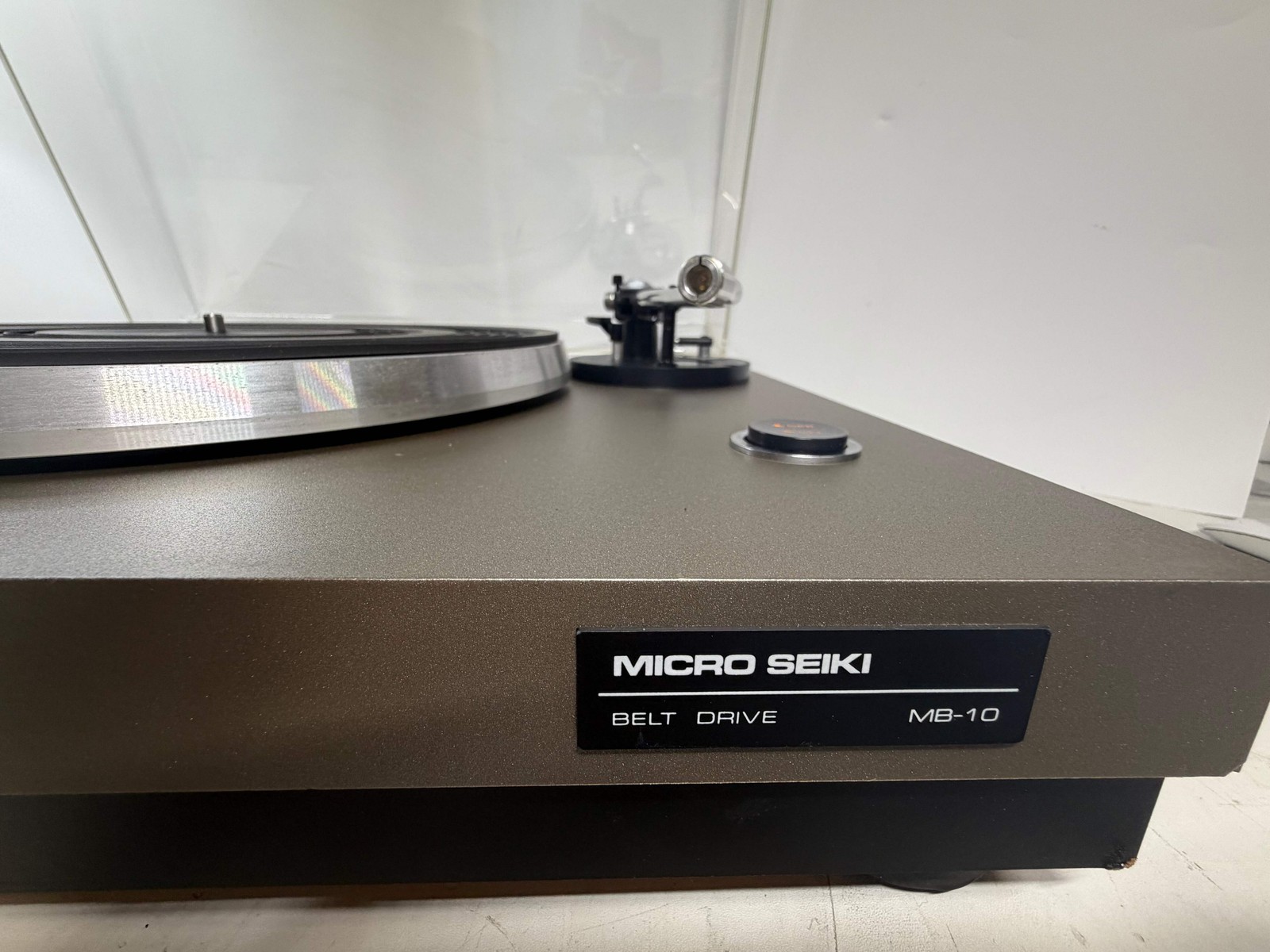 Micro Seiki MB-10 Belt Drive Turntable New Belt Tested Working Vintage