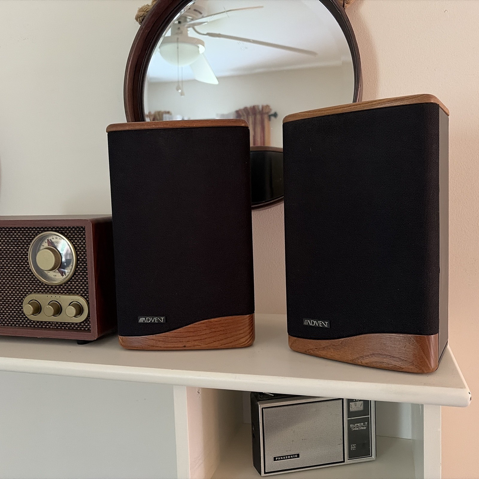 Advent Mini Advent II 2-way Speakers w nice grilles sound gr8 & gr8 Condition