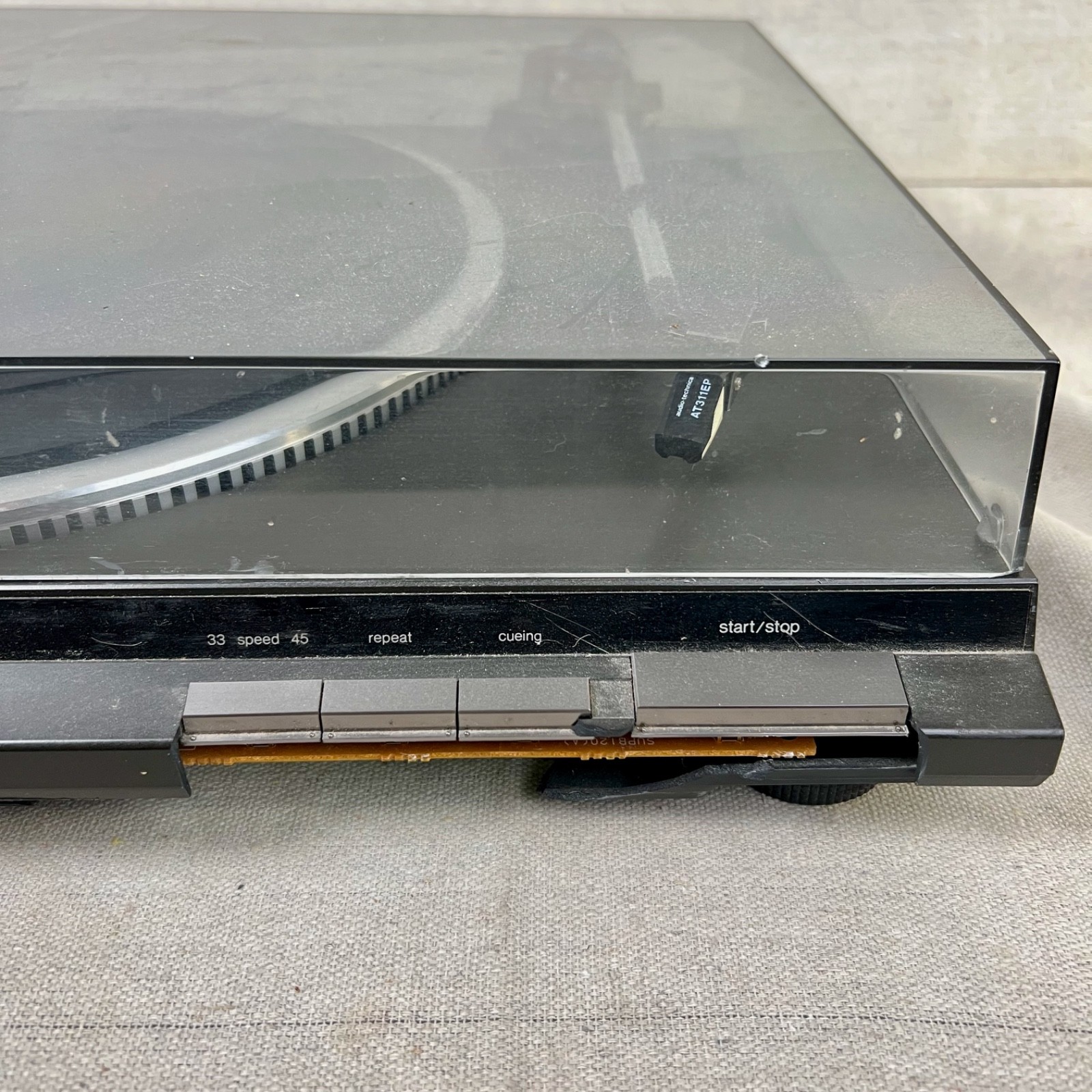 Technics SL-QD33 1991 Turntable Record Player Vinyl As-Is Project Parts