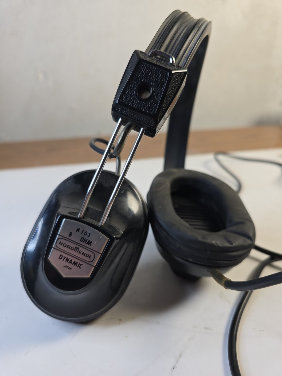 NORDMENDE DYNAMIC Stereo Headphones Model #103 VINTAGE