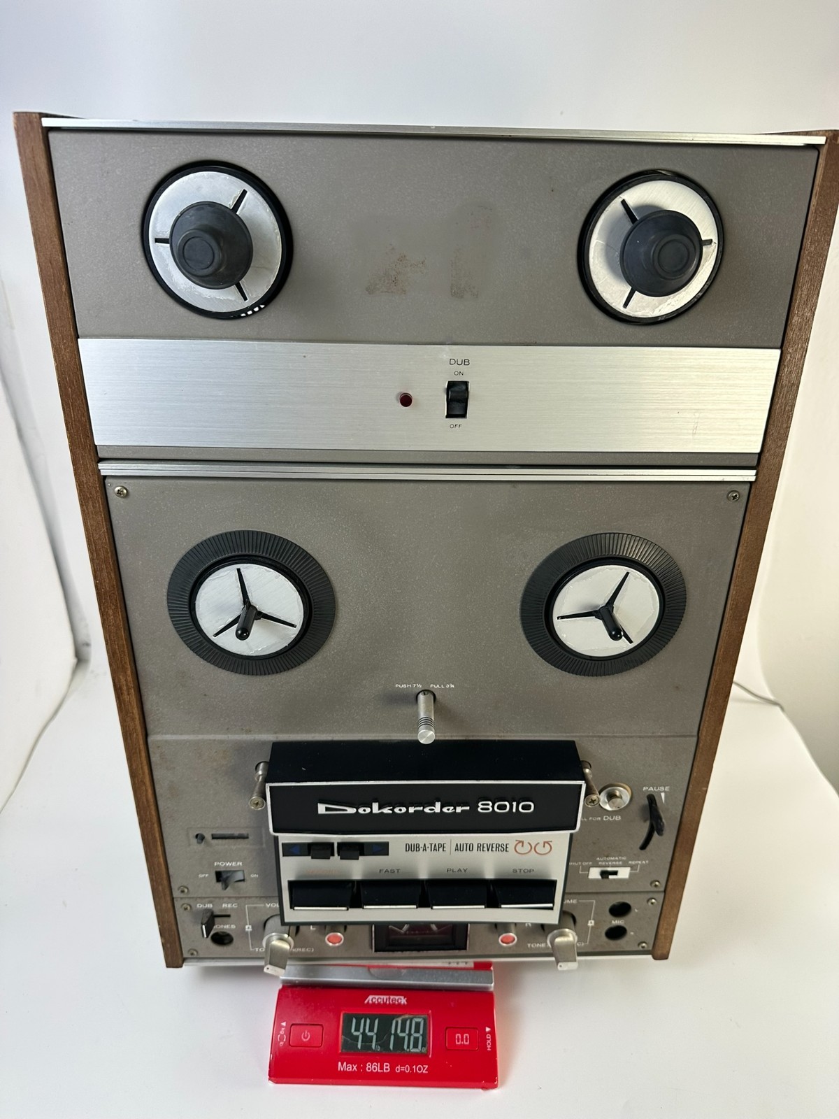 Dokorder 8010 Reel to Reel Tape Recorder Denki Onkyo Japan Auto Reverse Rare