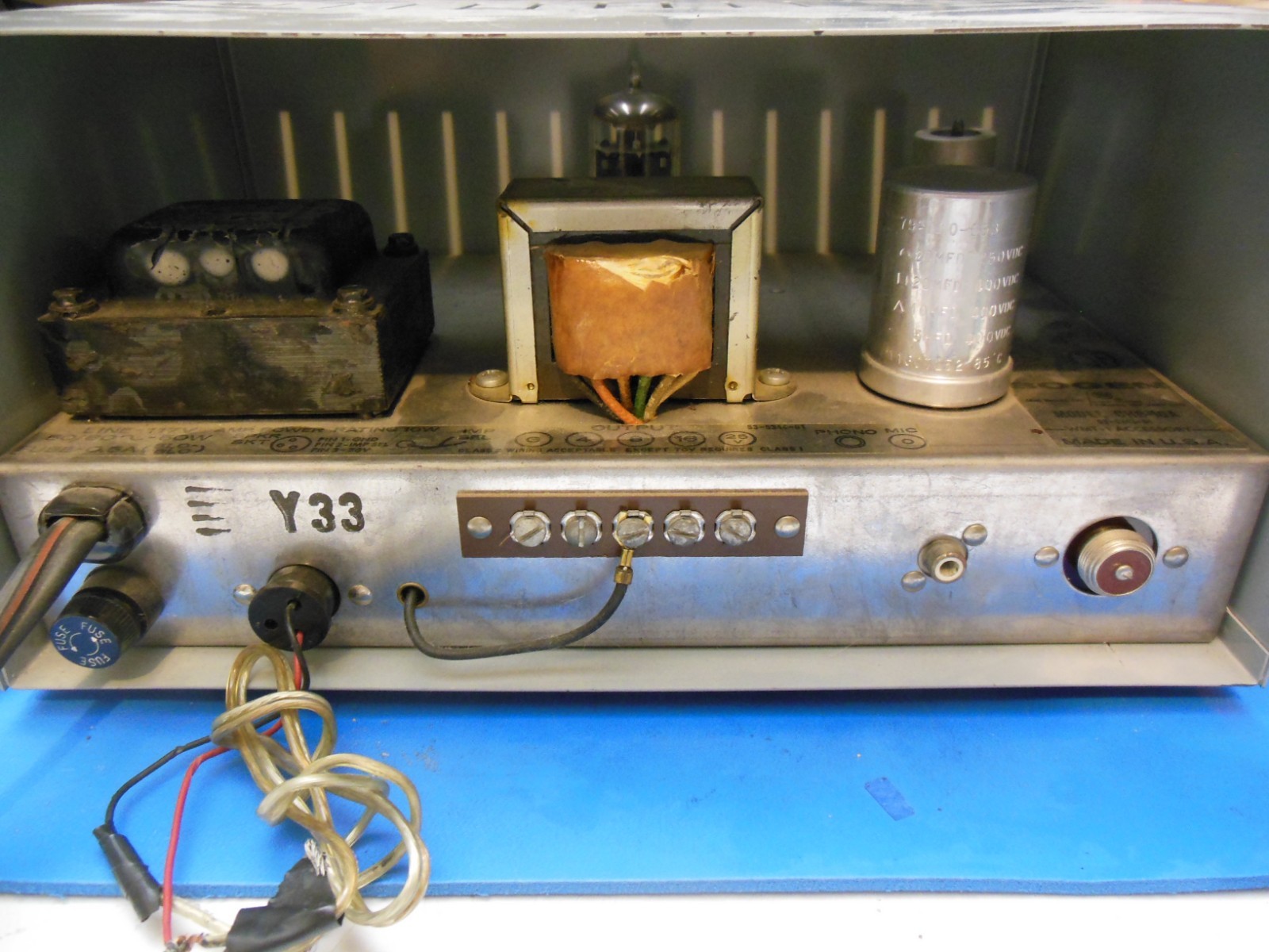 Vintage Bogen Challenger CHB-10A Tube Amp Works