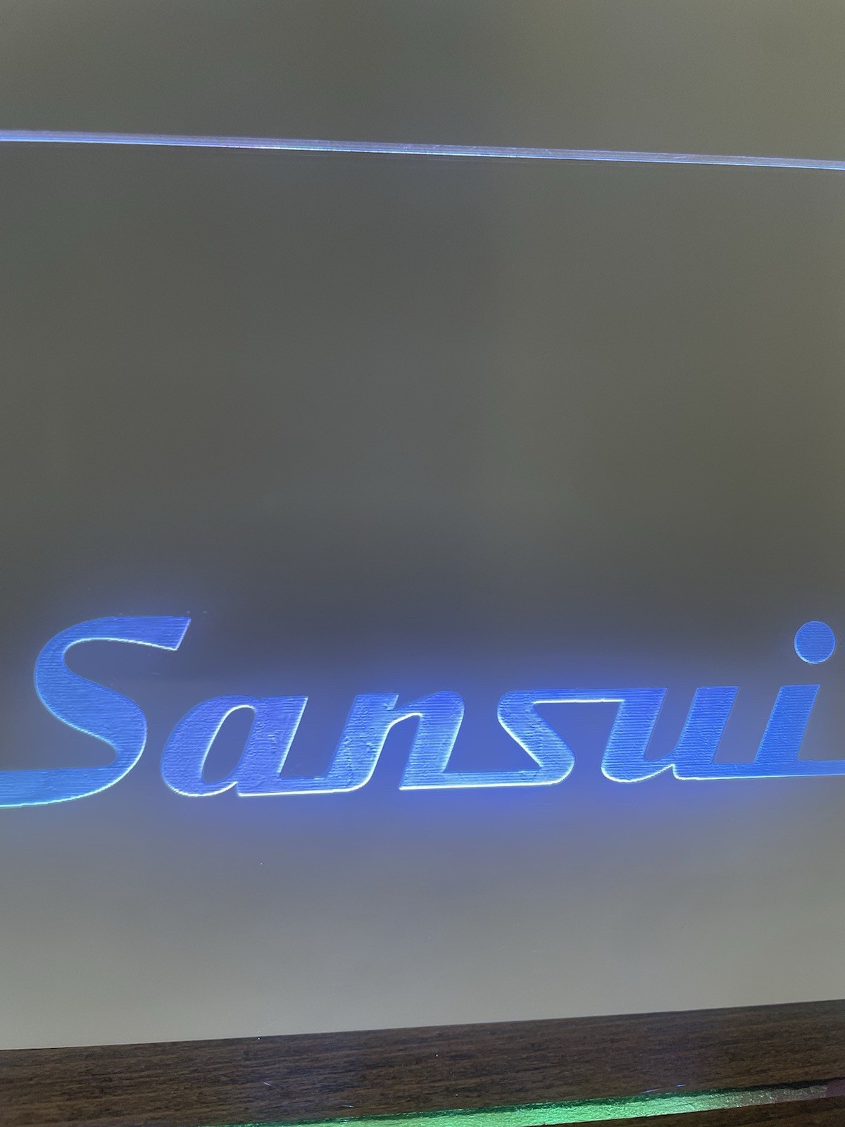 Sansui integrated Amplifier / Tube LED Sign