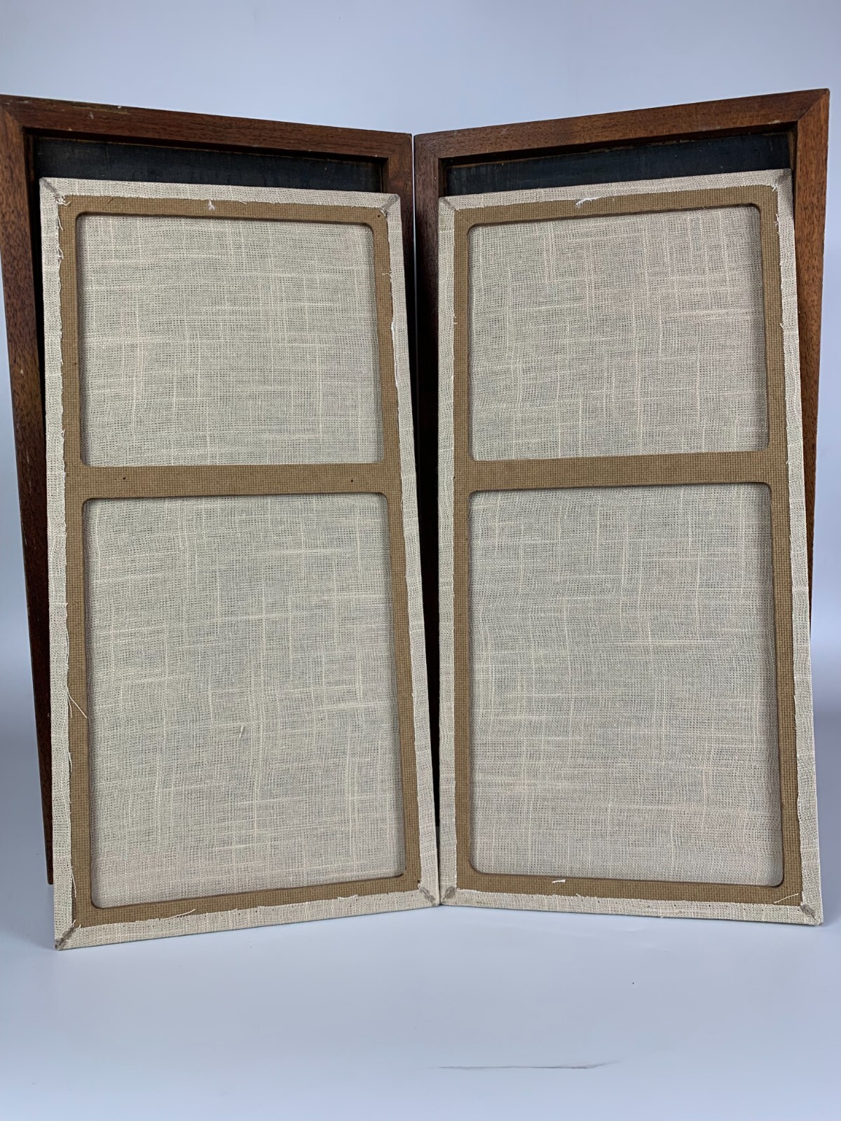 PAIR OF CLOTH GRILLs for ACOUSTIC RESEARCH AR4/4X -99% LIKE ORIGINAL-100% FITS