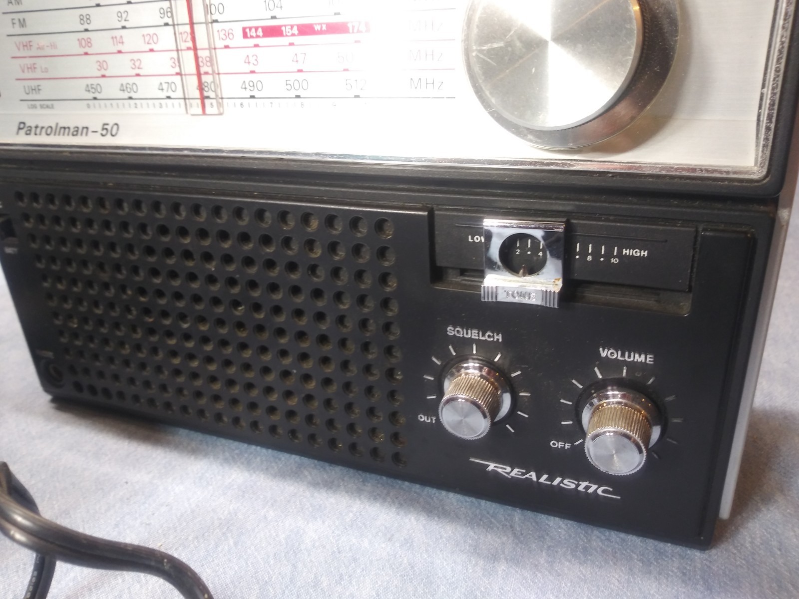 Lot of 3 Vintage Radio Scanners Realistic Patrolman 50 Regency TMR 8 Bearcat 101