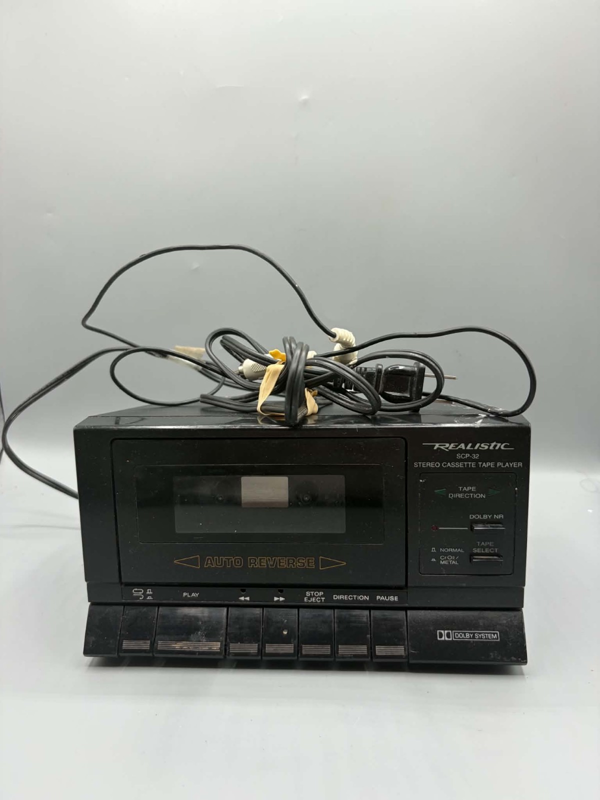 Vintage Realistic SCP-32 Stereo Cassette Tape Player