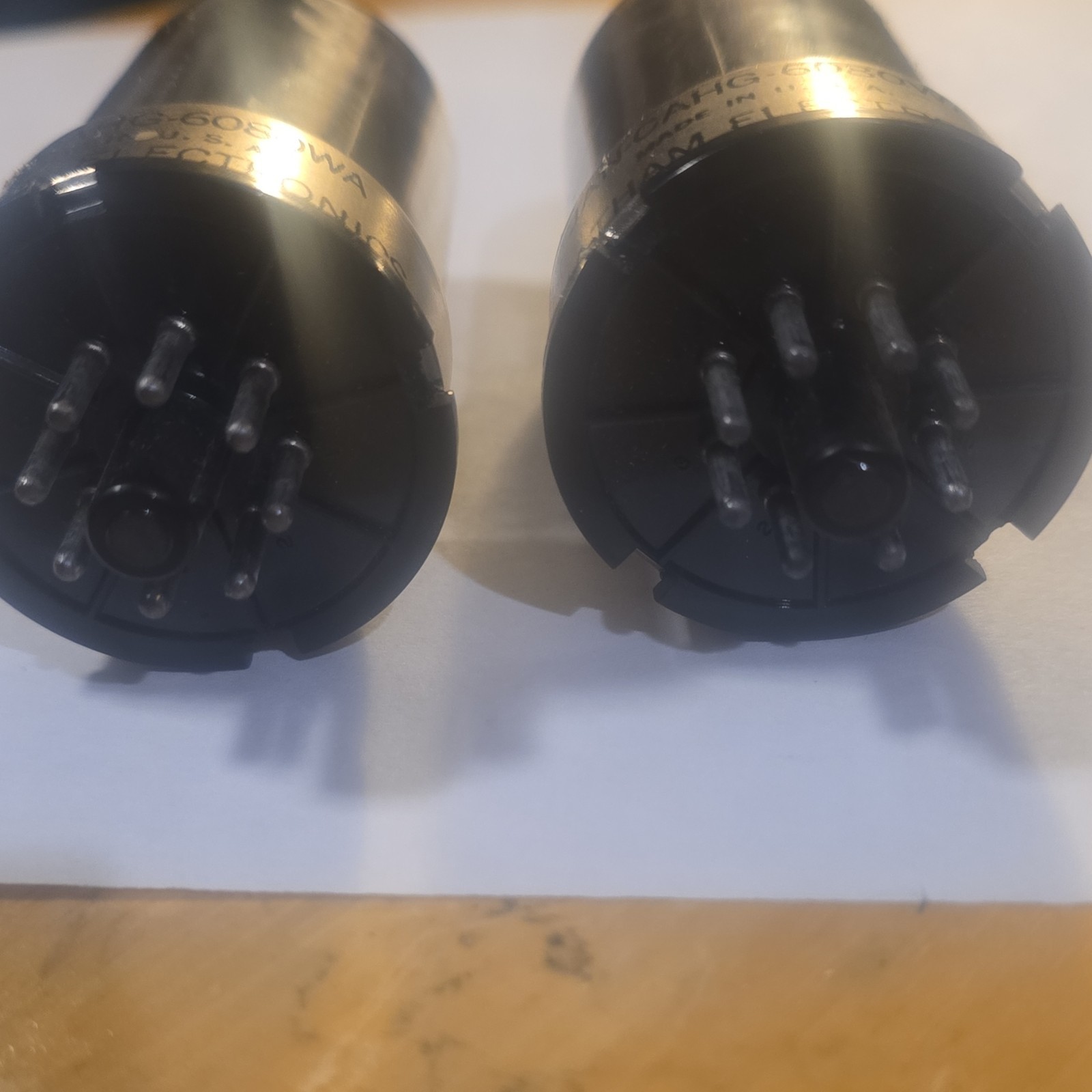 Chatham Electronics 6080WA Vacuum Tubes — JAN-CAHG-6080WA — Matched Pair