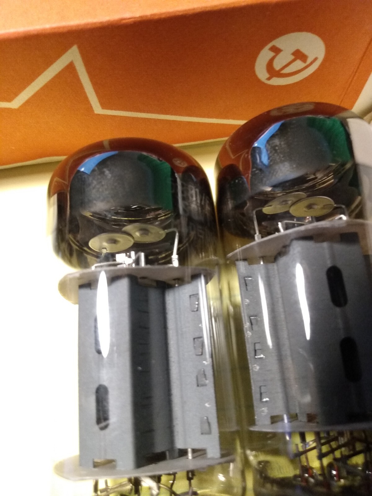 2 Matched SOVTEK 5881/ 6L6WGC Audio Tubes RUSSIA 1990’s – NOS