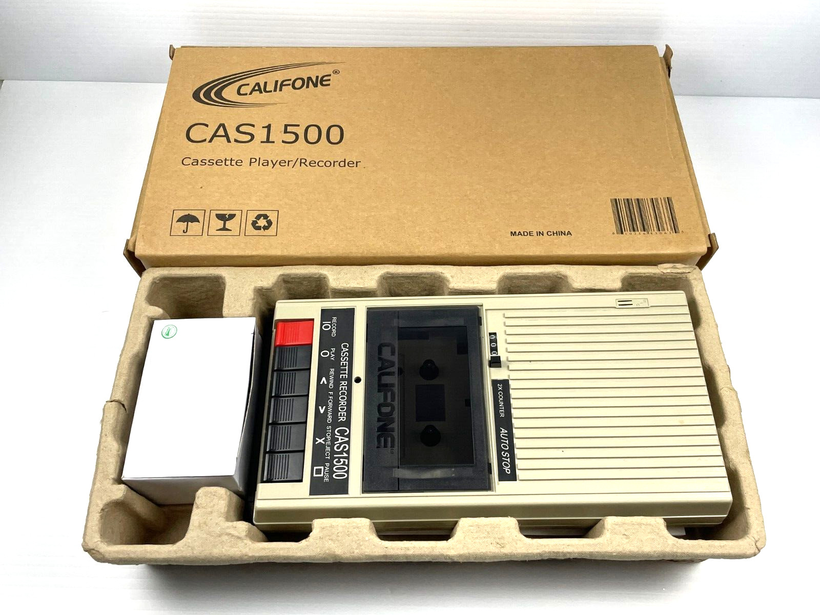 Califone CAS1500 Portable Cassette Recorder Player