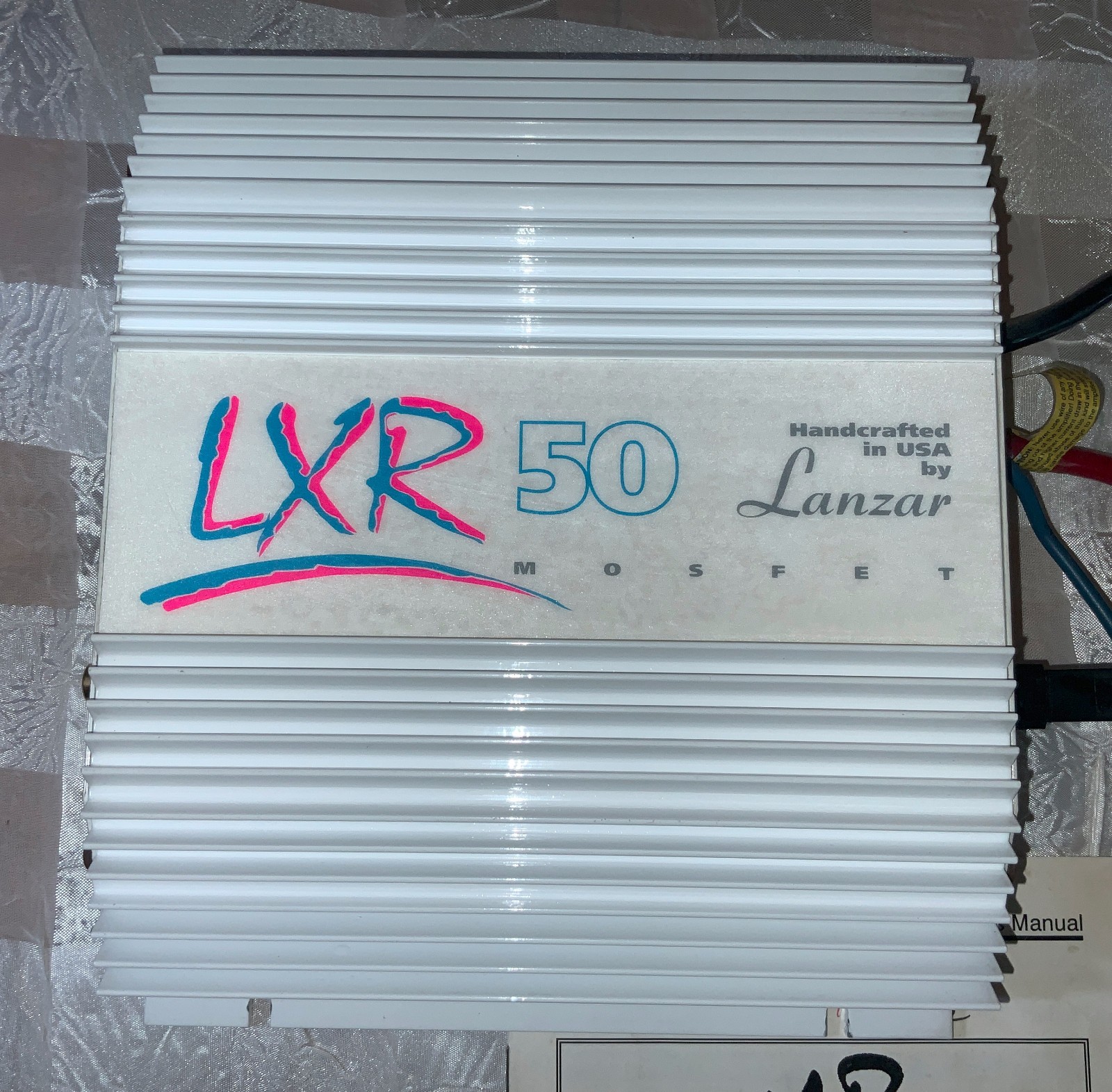 VINTAGE LANZAR LRX 50 Mosfet AMPLIFIER 2 OHMS Channel &4 OHMS Bridged Bridgeable