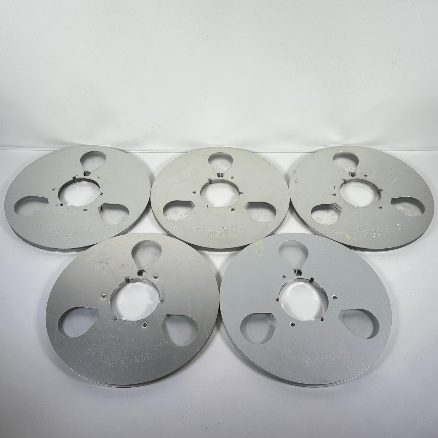 (Lot of 10) Audiotape Metal Tape Reel 10.5″ x 1/4″ Take Up