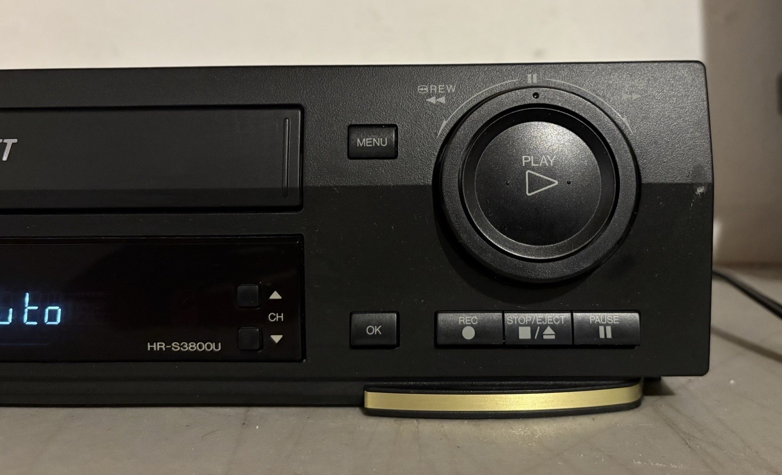 JVC HR-S3800U Super VHS ET Video Cassette Player 4-Head Tested Working & Remote