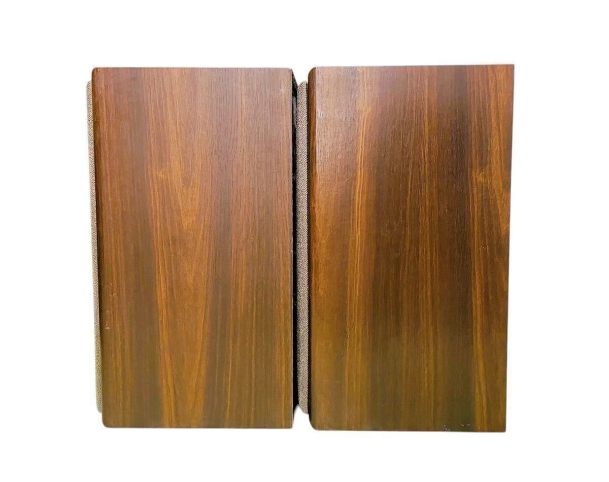 Sansui S-H7 Club Sansui 3-Way Speaker System 6 Ohms Pair Wood Grain Japan Rare