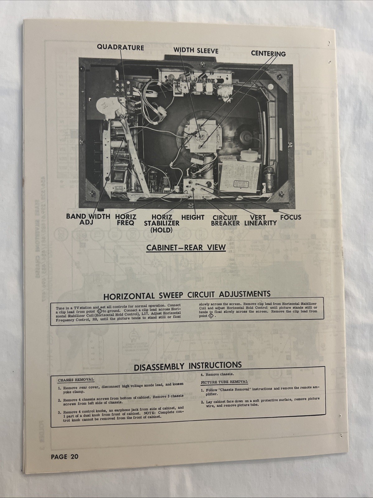 Vintage Sams Photofact Schematic 6-1965 SEARS SILVERTONE CHASSIS 456/528/529.