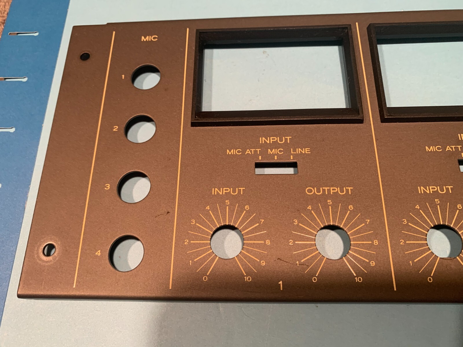 Teac A-3440 Reel To Reel Player Parting Out – Faceplate