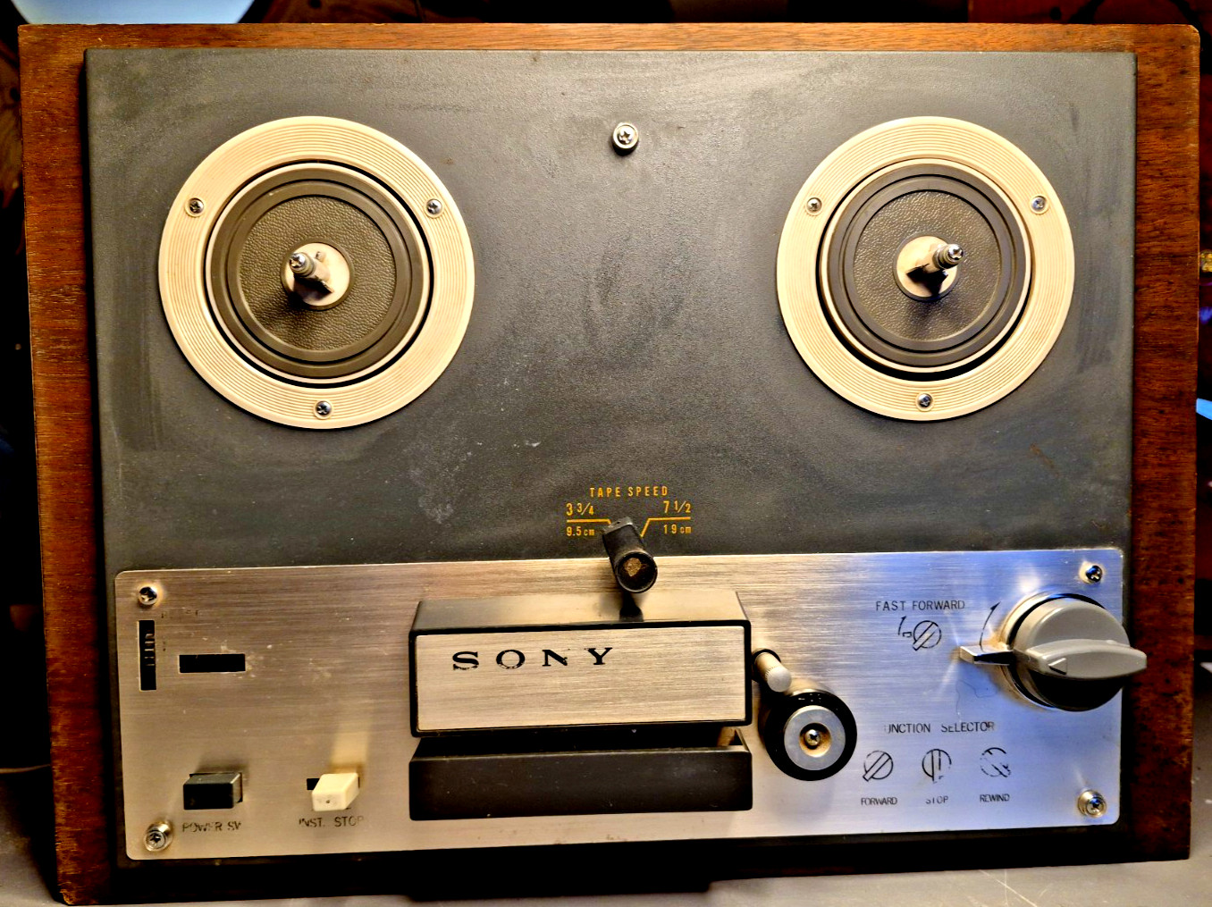 Sony TC-263 D Reel Tapeplayer Tapecorder Deck Serviced Working Clean Vintage