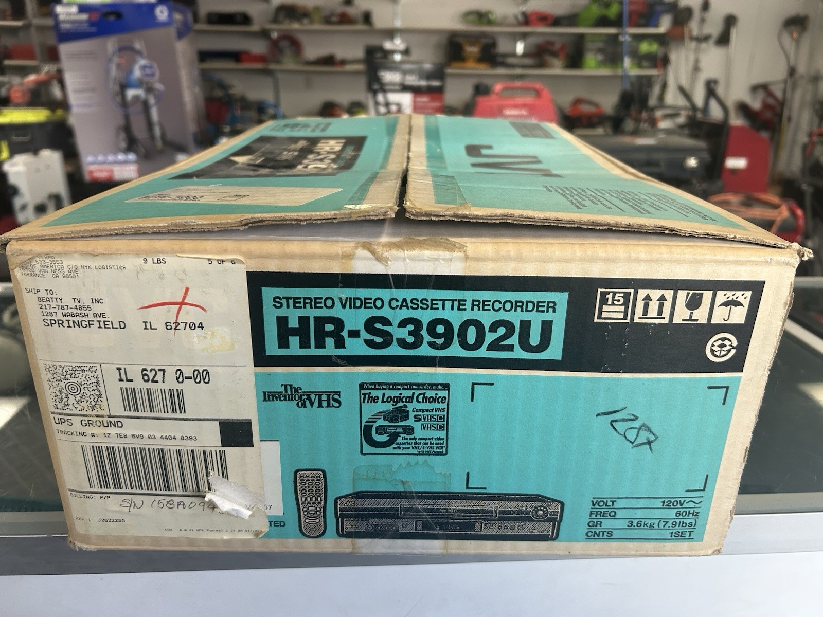 NEW JVC HR-S3902U Super VHS S-VHS ET 4Head HiFi (OPEN BOX) FREE S&H!