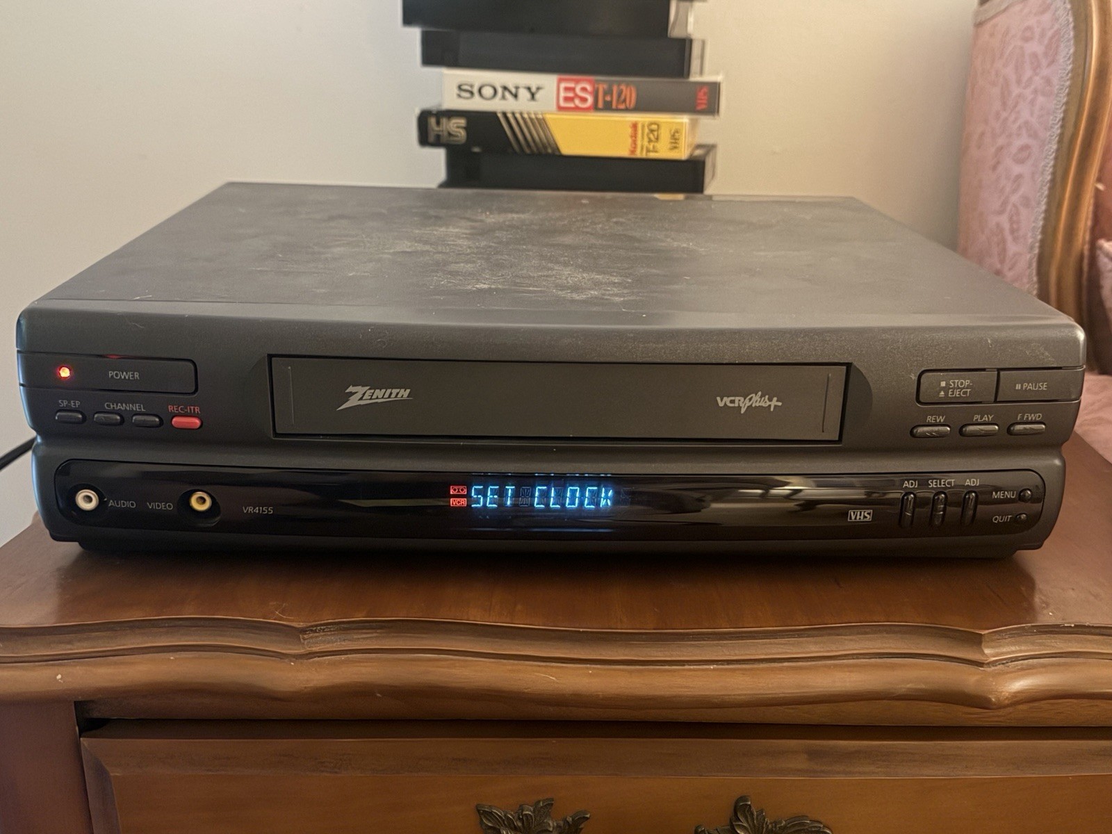 Zenith VR4155 VHS VCR Video Cassette Recorder 4-Head VCR Plus