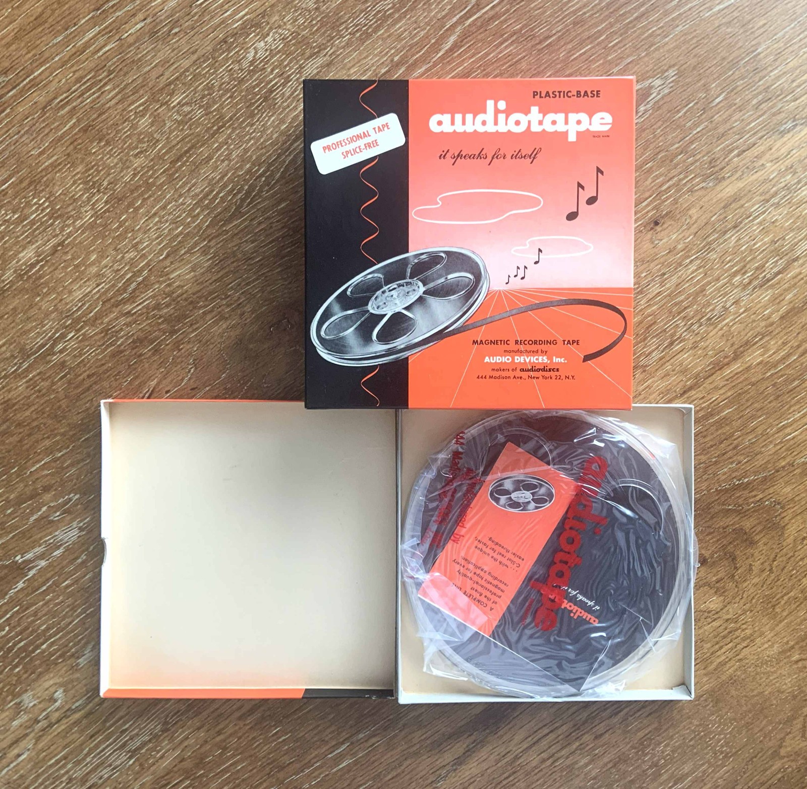 5 Vintage 1960’s Audiotape 1251 Reel to Reel Professional Tape, New Old Stock